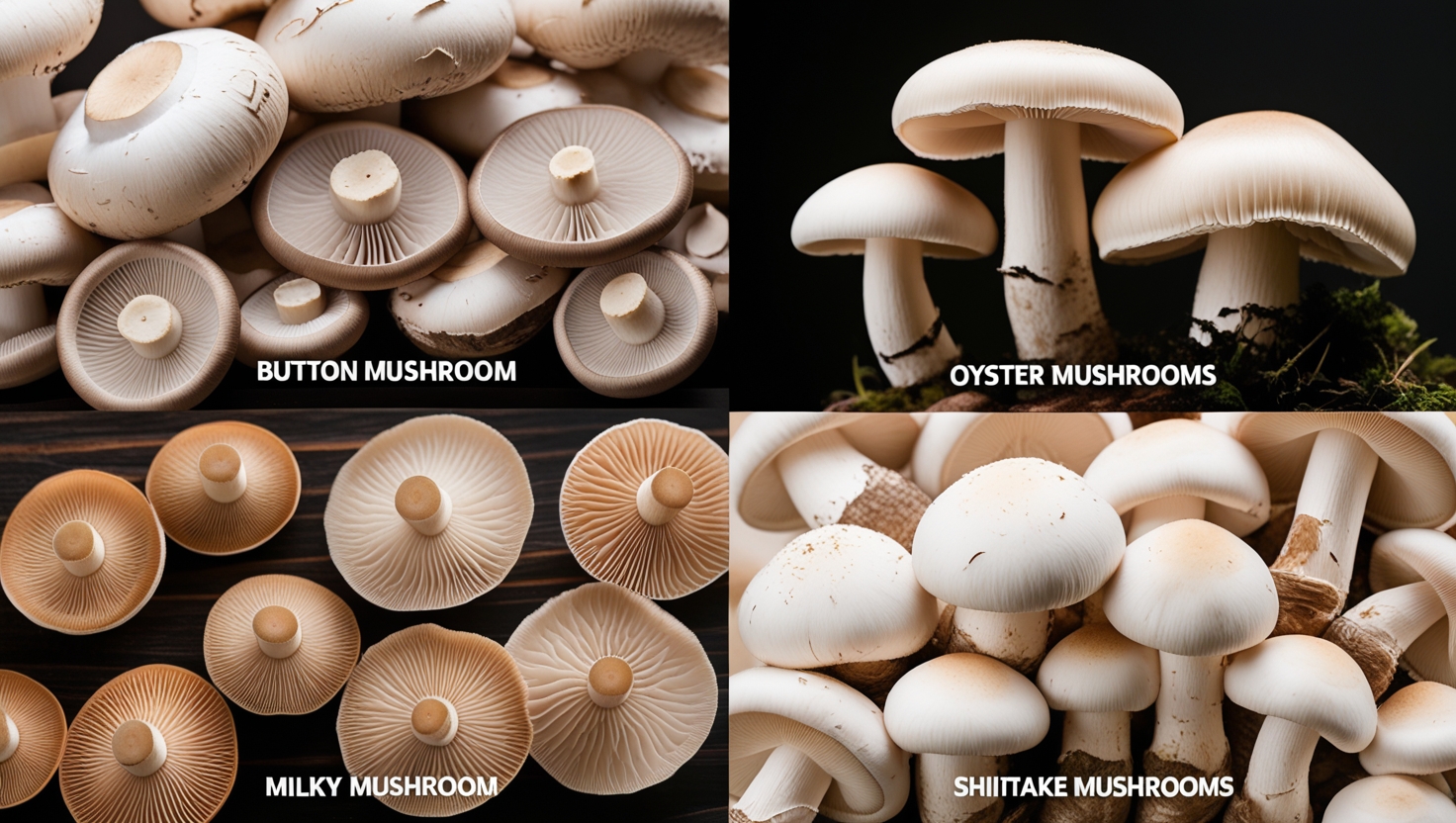 Types of Mushrooms exists in India