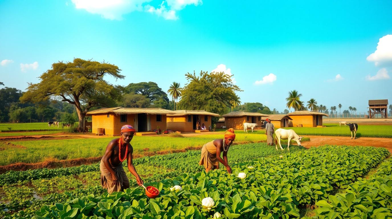 Organic Farming Business idea For Rural Village India