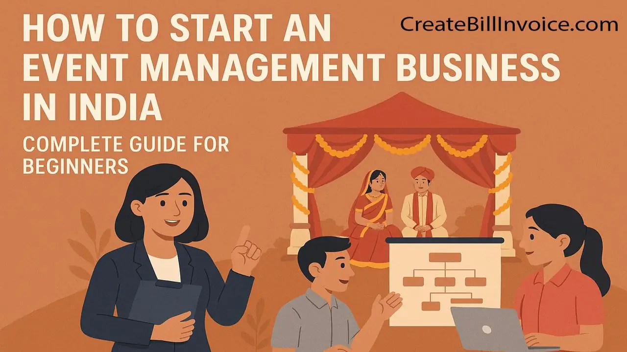 How to start an Event Management Business in India: complete guide for beginners