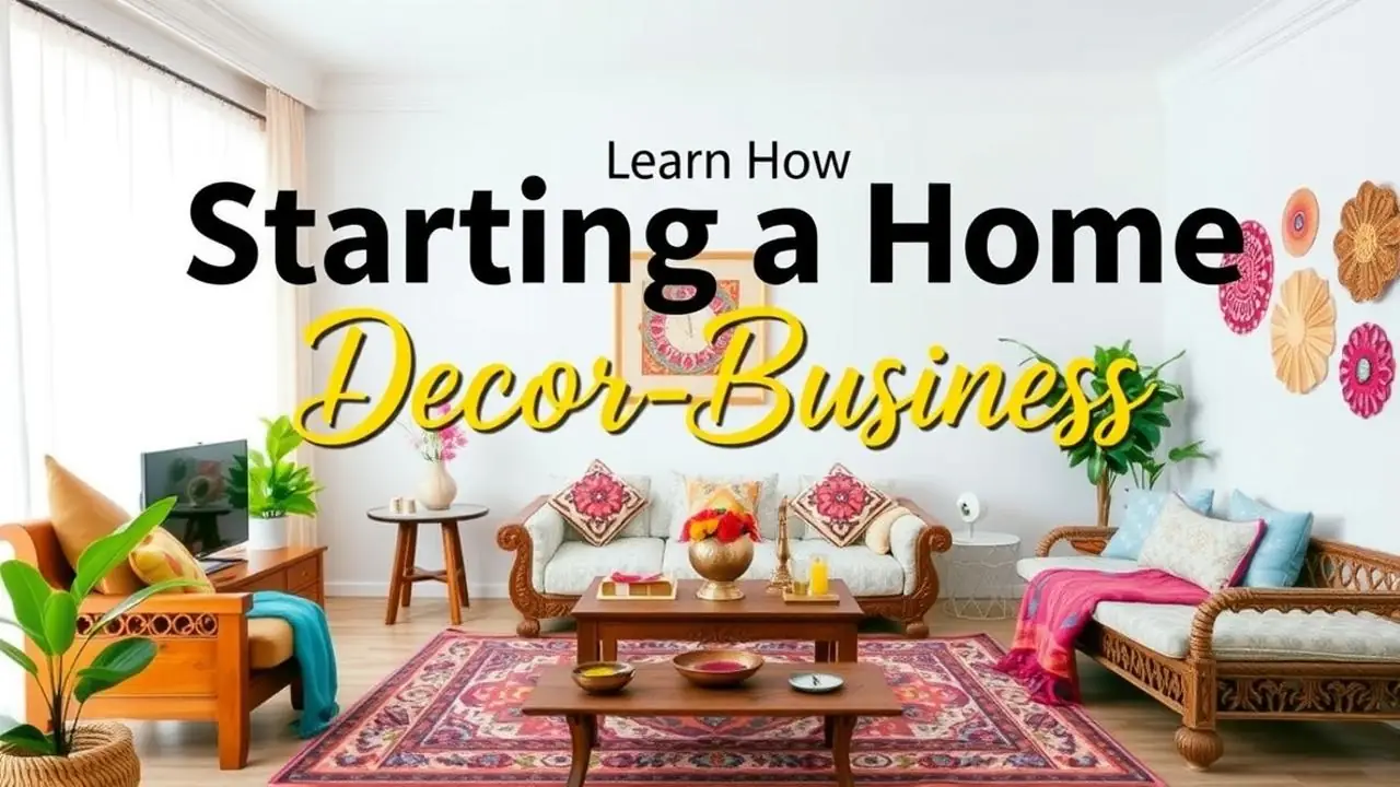 How to Start a Home Decor Business From Home in India: Complete Detailed Guide for 2025
