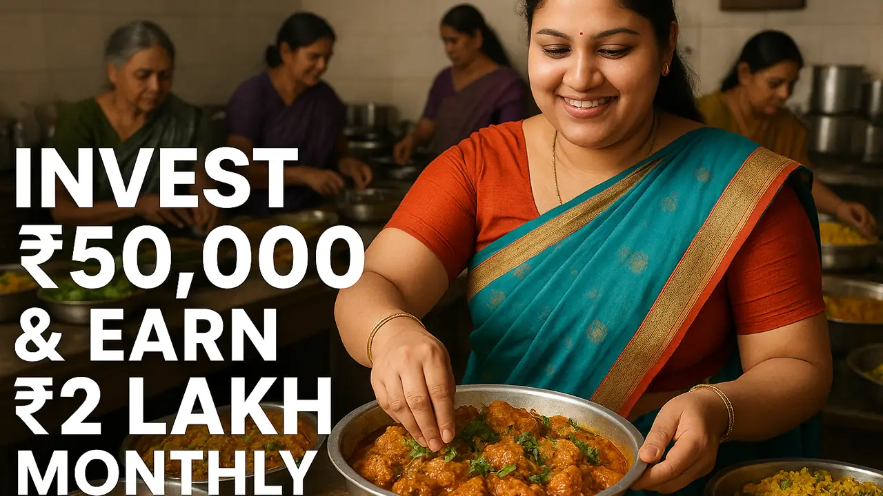 Invest ₹50,000 and earn 1 Lakh to 2Lakh Monthly with this Business Idea: Start Small Catering Business from Home (2025 Complete Guide)