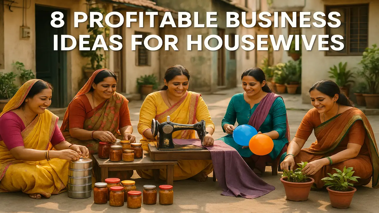 8 Low Investment Business Ideas for Small-Town Housewives to Team Up and Earn Money