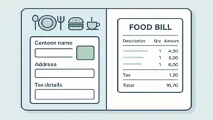 Generate Canteen Bill Online