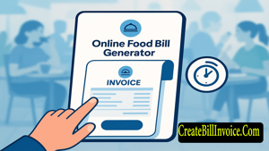 Generate Restaurant Bill Online