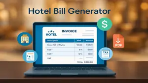 Generate Hotel Invoice Online