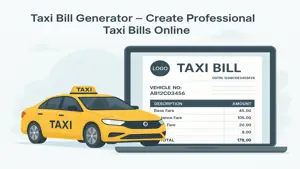 Generate Taxi Bill Online